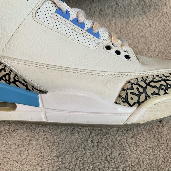 Air Jordan 3 retro mid unc ct8532-104 mens size 10 - Picture 6 of 15